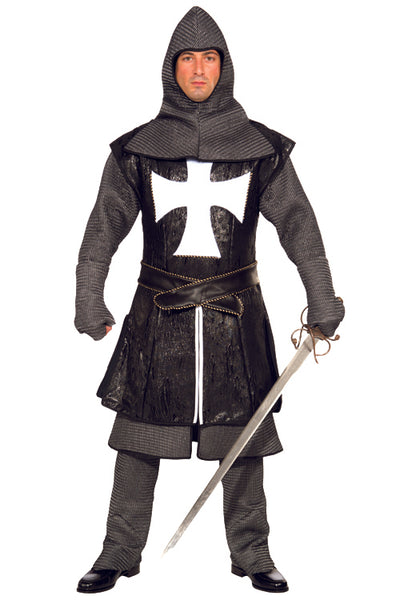 Deluxe Black Knight Adult Costume - Anything Costumes