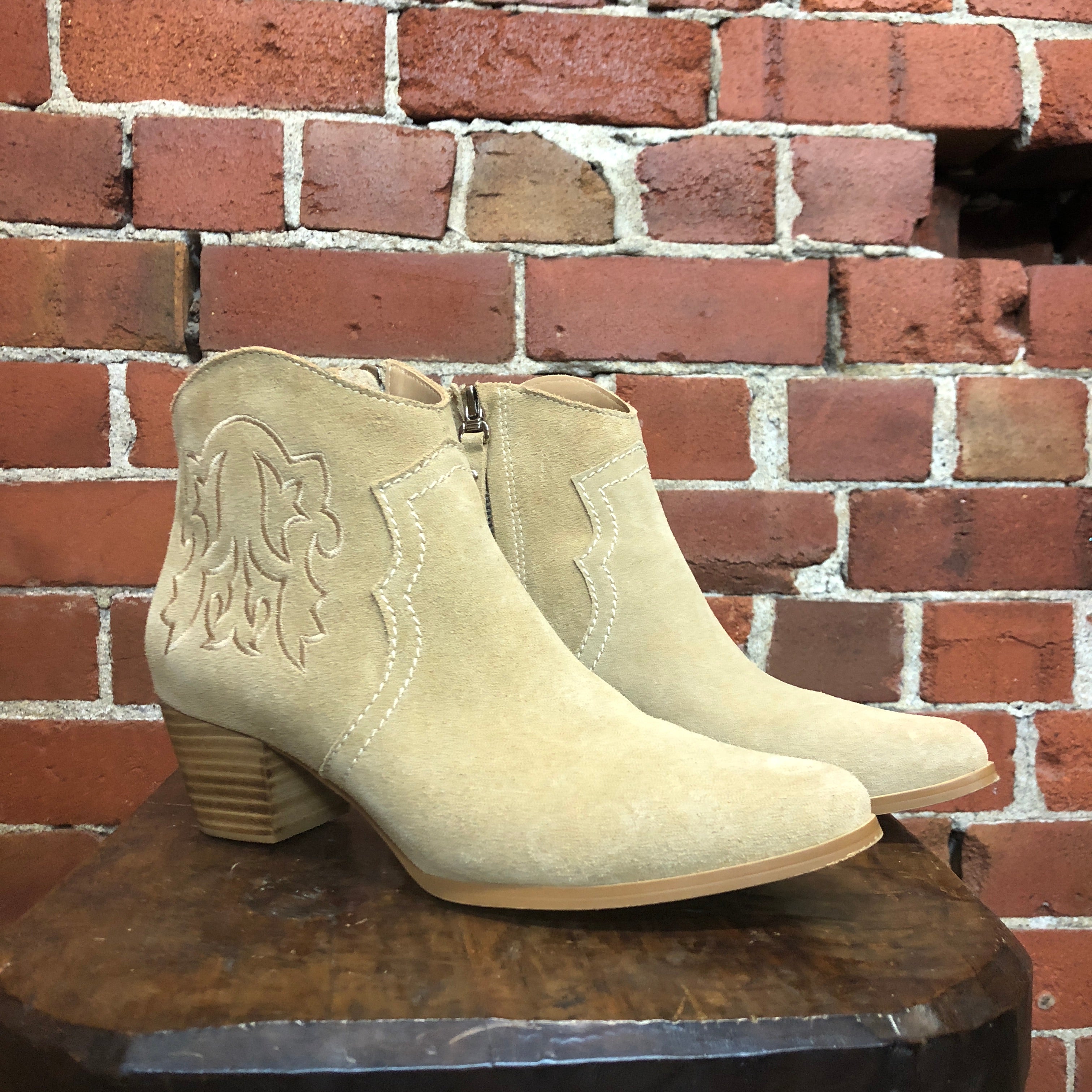 western style ankle booties