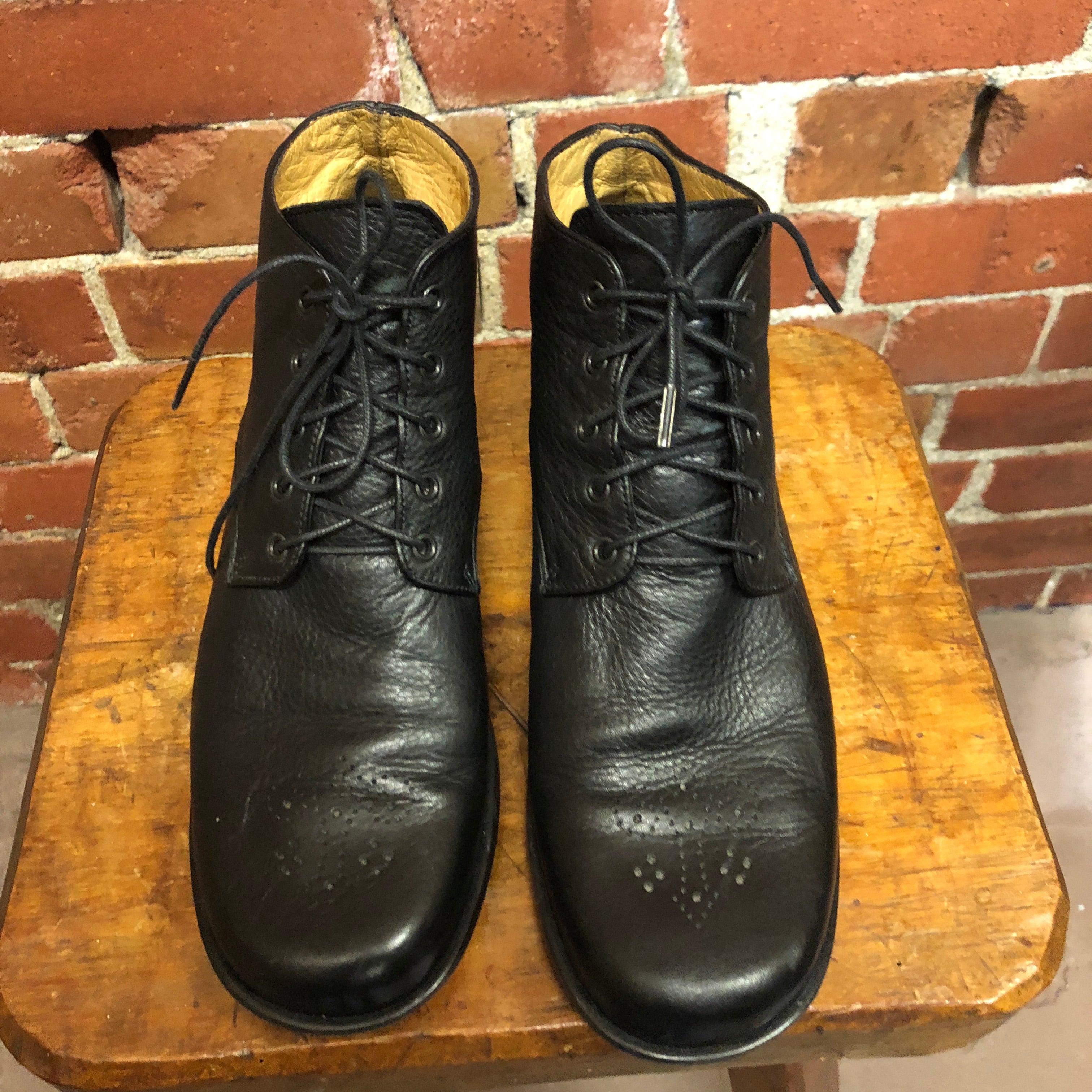MINNIE COOPER leather brogue boots  – Wellington Hunters and Collectors