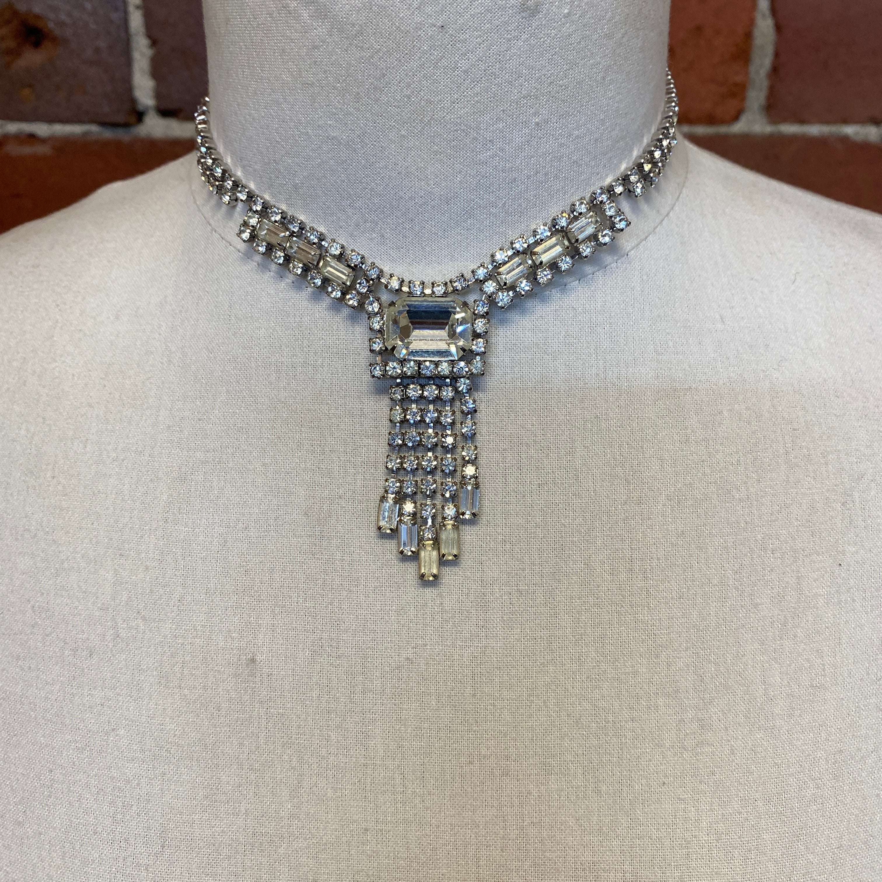 rhinestone necklace