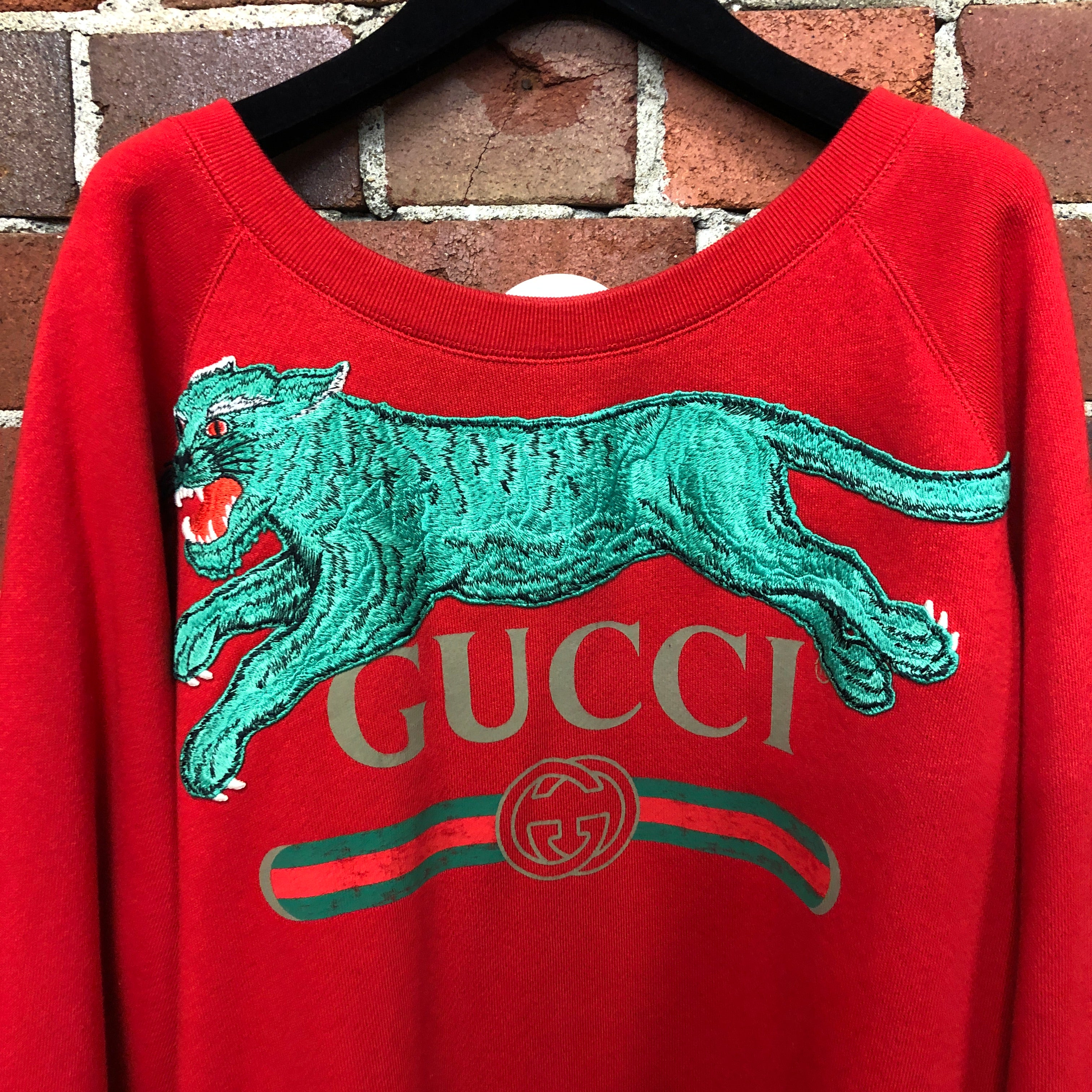 gucci green tiger