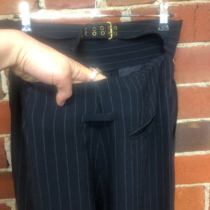 GAULTIER 1980s pinstriped 'man' suit!