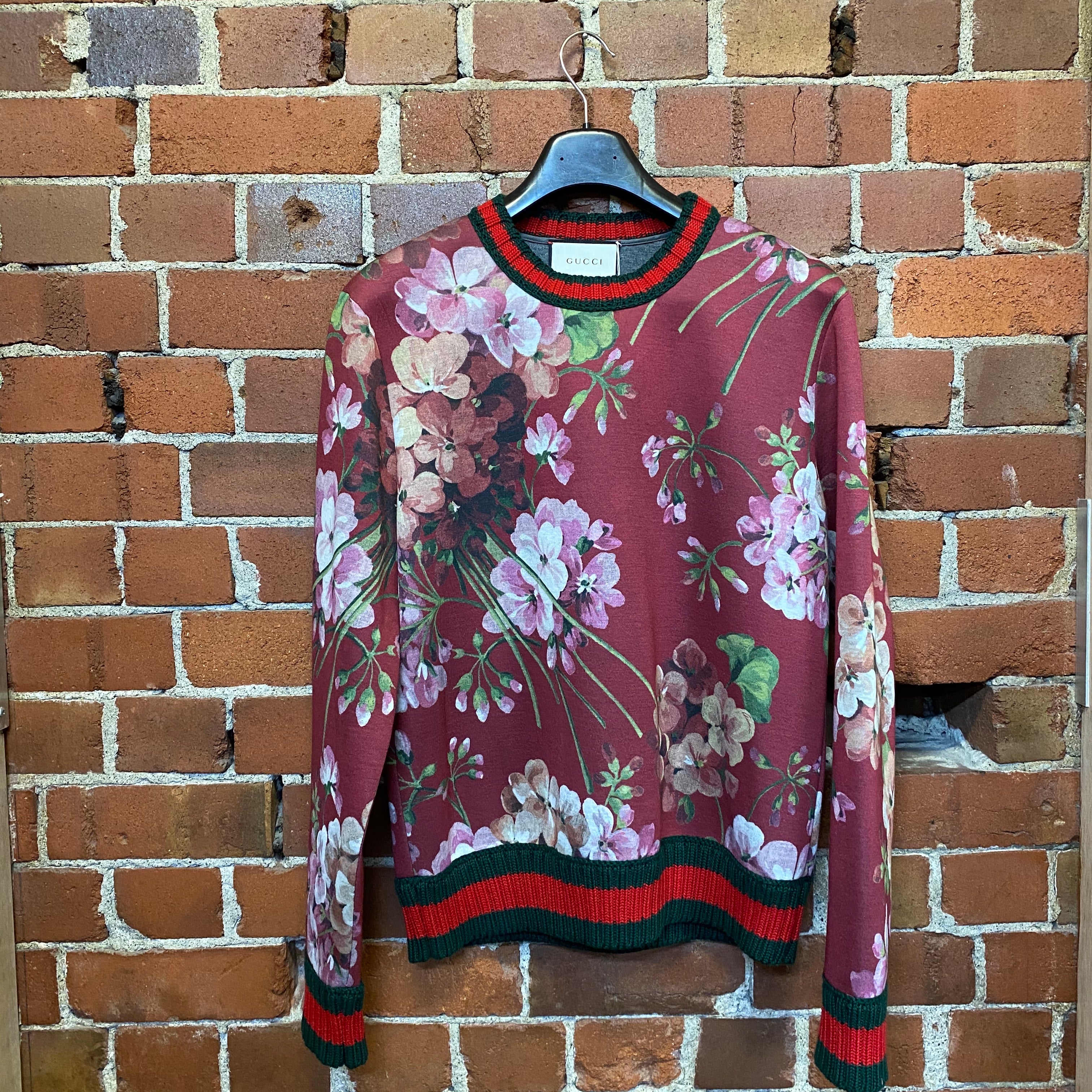 gucci floral jumper