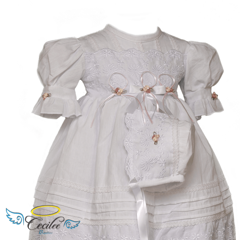 plain christening gown