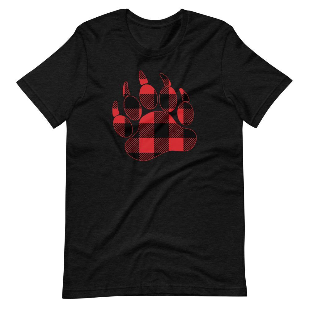 Daddy Bear Paw Black T-Shirt