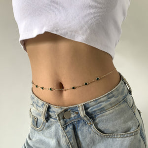 Crystal Bead Waist Belly Chain – Perimade & Co.