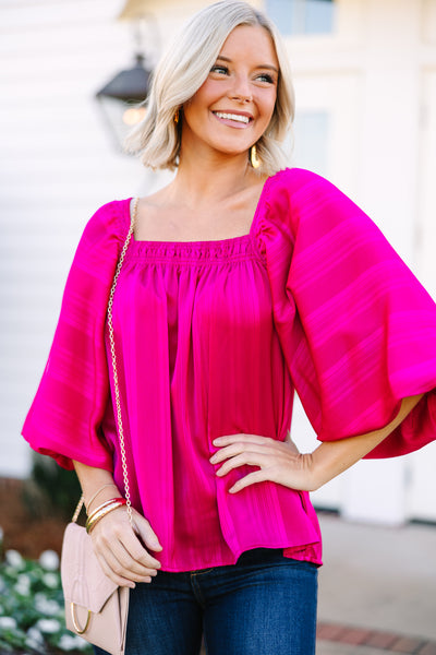 Desert Days Ribbed Tank In Hot Pink  Hot pink shirt outfit, Hot pink  outfit, Pink tank tops outfit