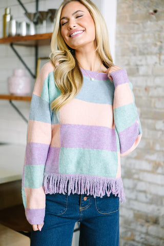 colorblock sweater