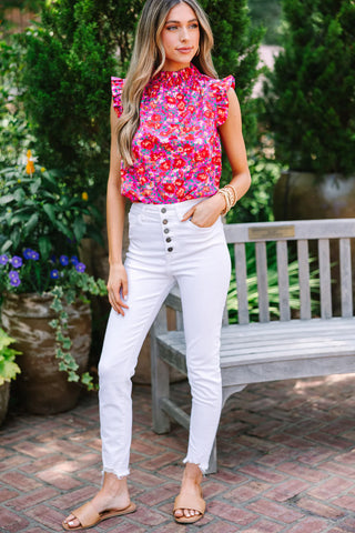 ditsy floral blouse