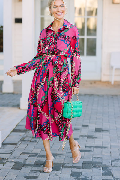 MORE TO COME Sophia Strapless Midi Dress in Pink | REVOLVE
