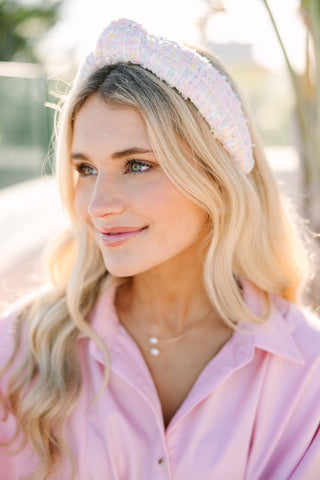 Bohemian Gemme Pastel Tweed Headband