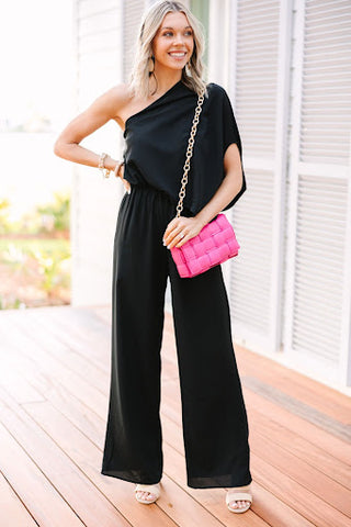 black jumpsuit