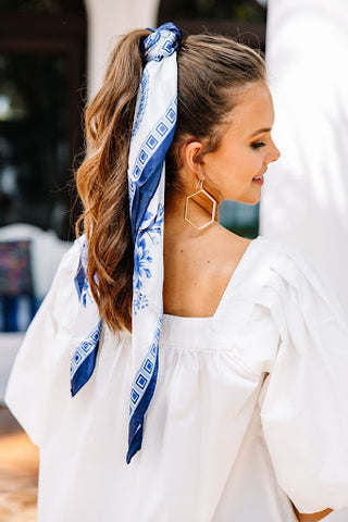 chic hair scarf