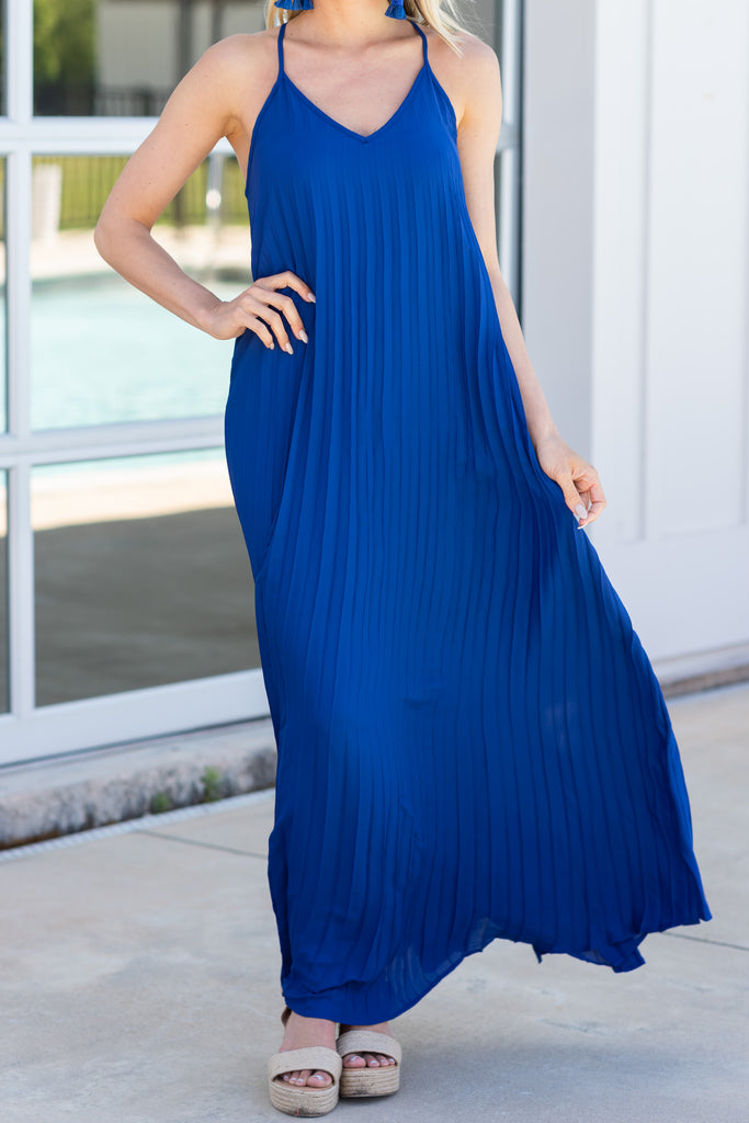 Vibrant Royal Blue Maxi Dress - Fabulous Maxi Dresses – Shop The Mint