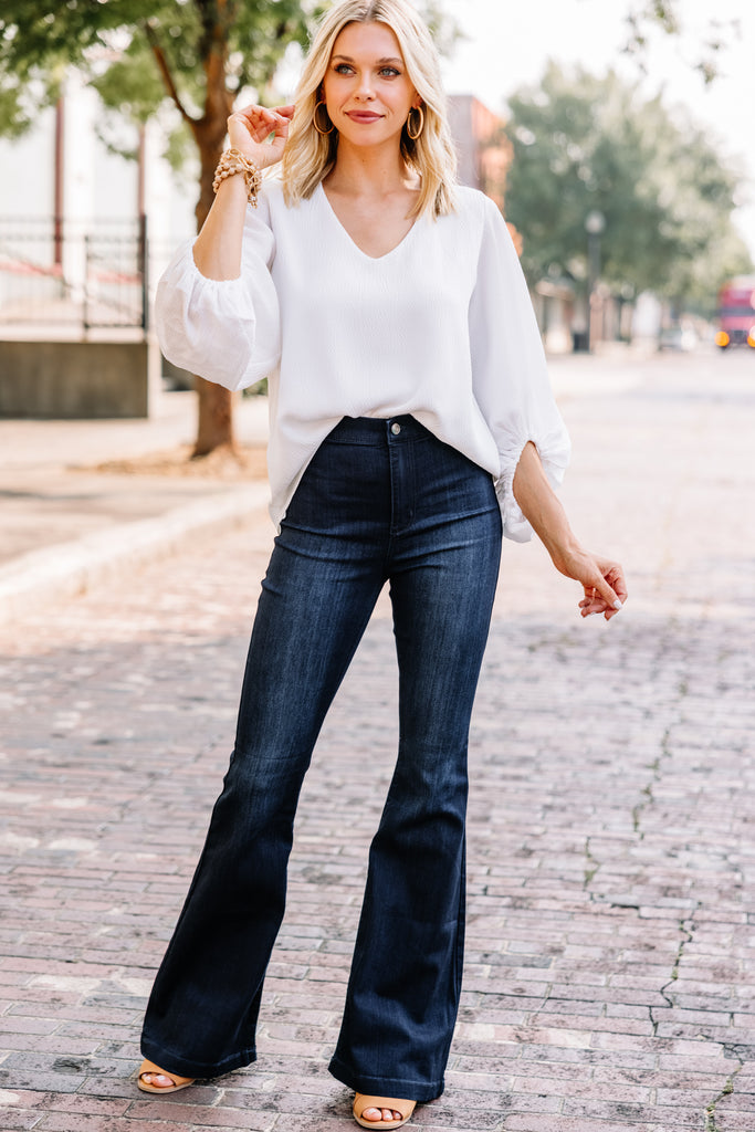 Loud And Clear White Satin Blouse – Shop The Mint