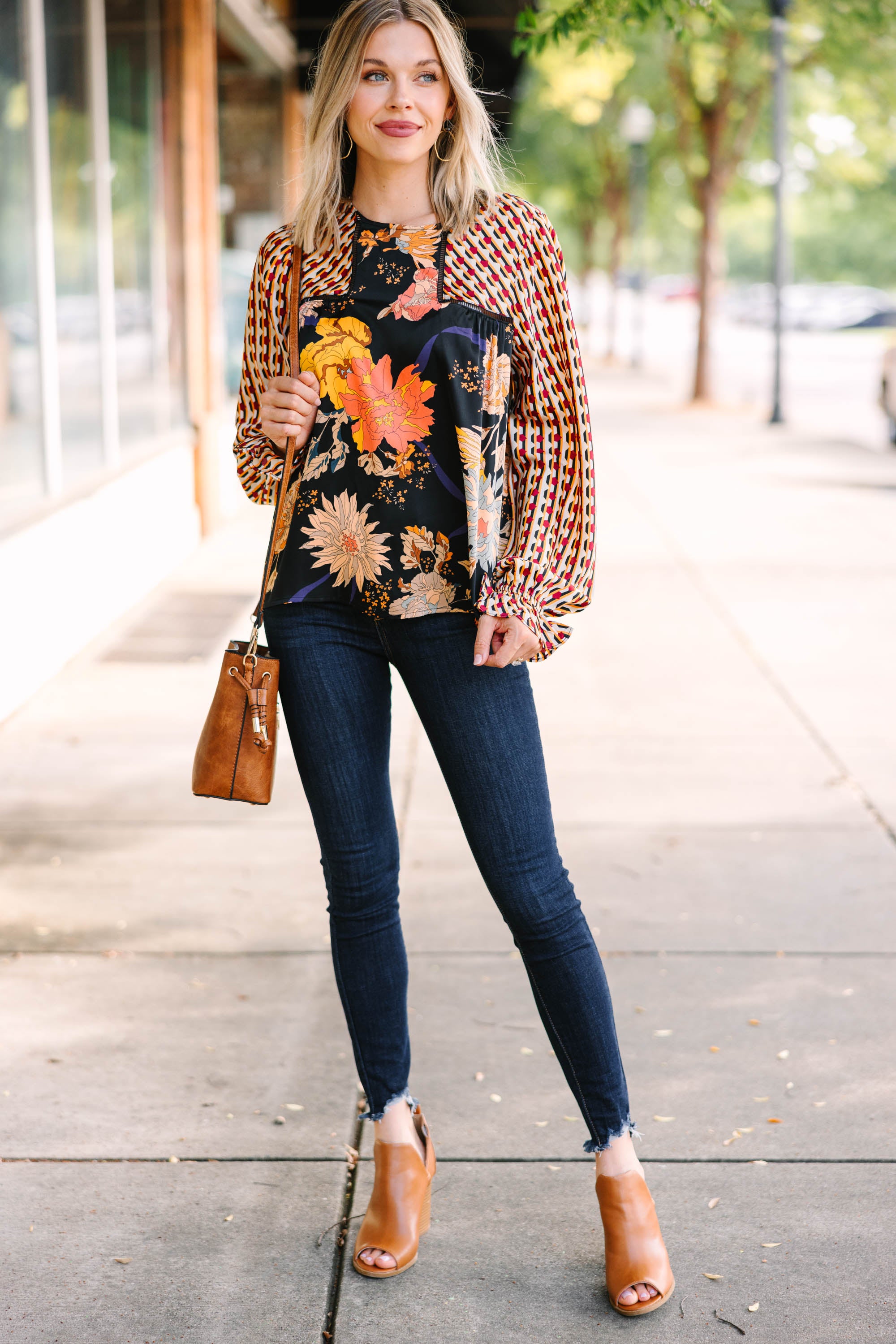 This Is Your Chance Black Floral Blouse – Shop The Mint
