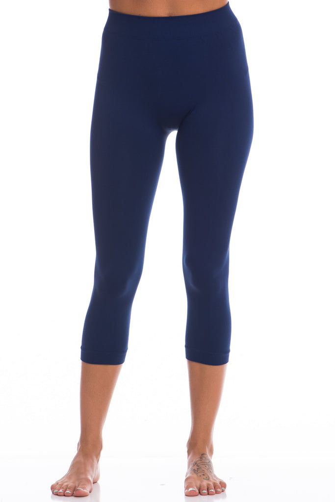 Lovable Navy Blue Cropped Leggings – Shop The Mint