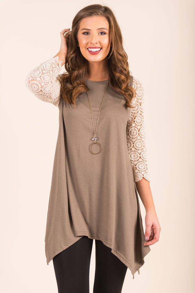 Divine Dreams Tunic, Olive – The Mint Julep Boutique