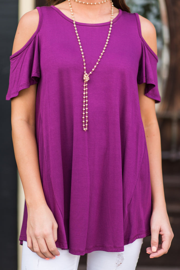 Singing In The Sun Top, Plum – The Mint Julep Boutique
