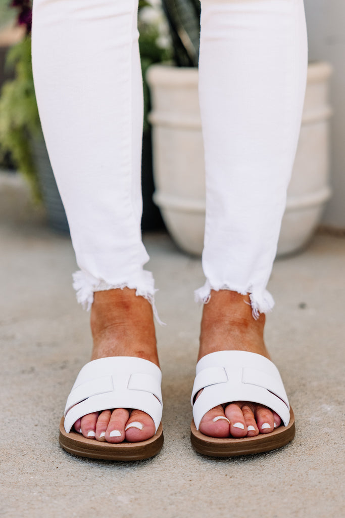 What You Love White Sandals - Versatile Boutique Sandals – Shop The Mint