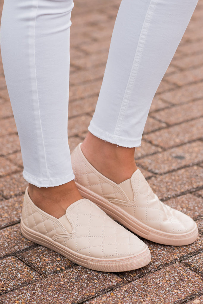 On The Move Sneakers, Nude – The Mint Julep Boutique