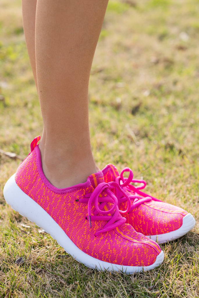 Right To Relax Sneakers, Hot Pink – The Mint Julep Boutique