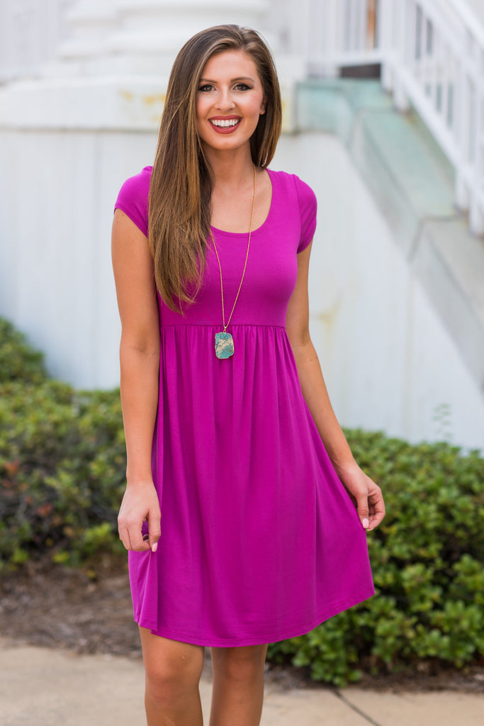 Couldn't Love You More Dress, Magenta – The Mint Julep Boutique