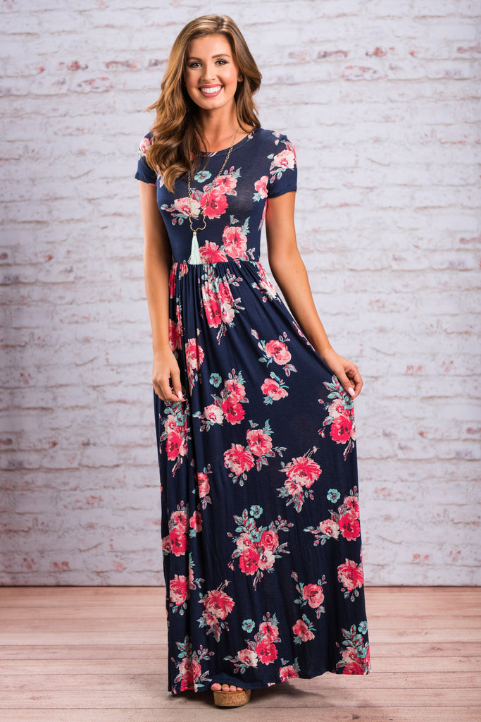 Just In Time Maxi Dress, Navy