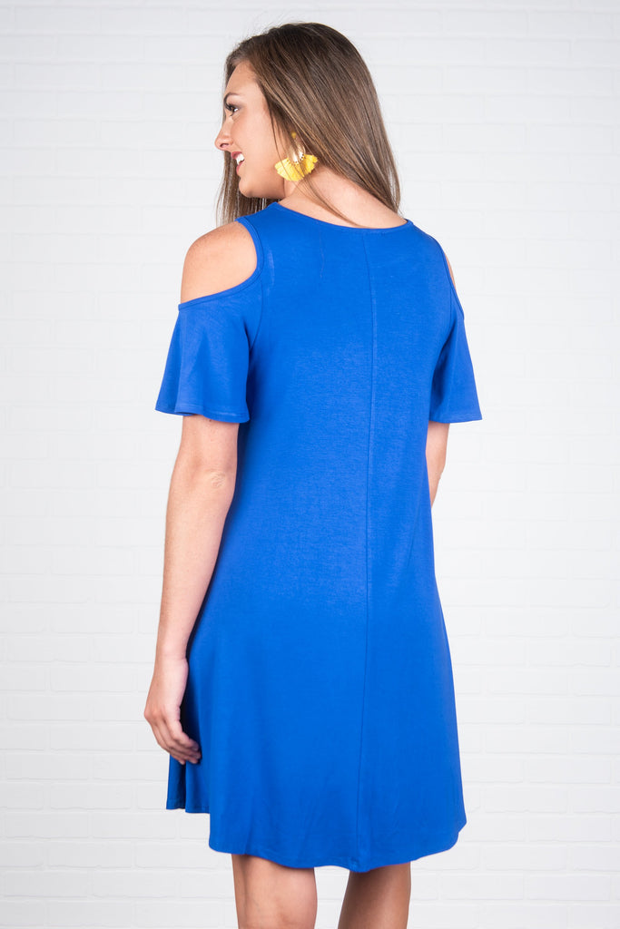 Here When You Need Me Dress, Royal Blue – The Mint Julep Boutique