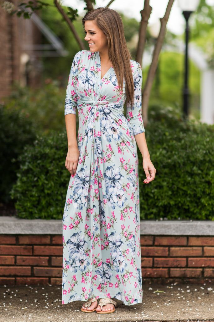 Star Of The Show Maxi Dress, Mint – The Mint Julep Boutique