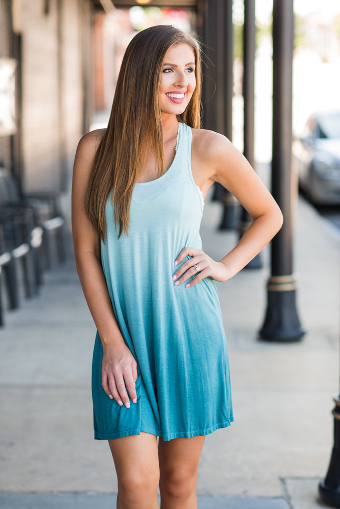 Fab Friday Dress, Teal – The Mint Julep Boutique