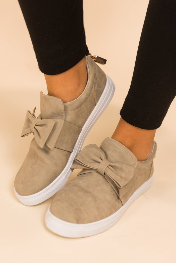 Feminine Chill Sneakers, Latte The Mint Julep Boutique