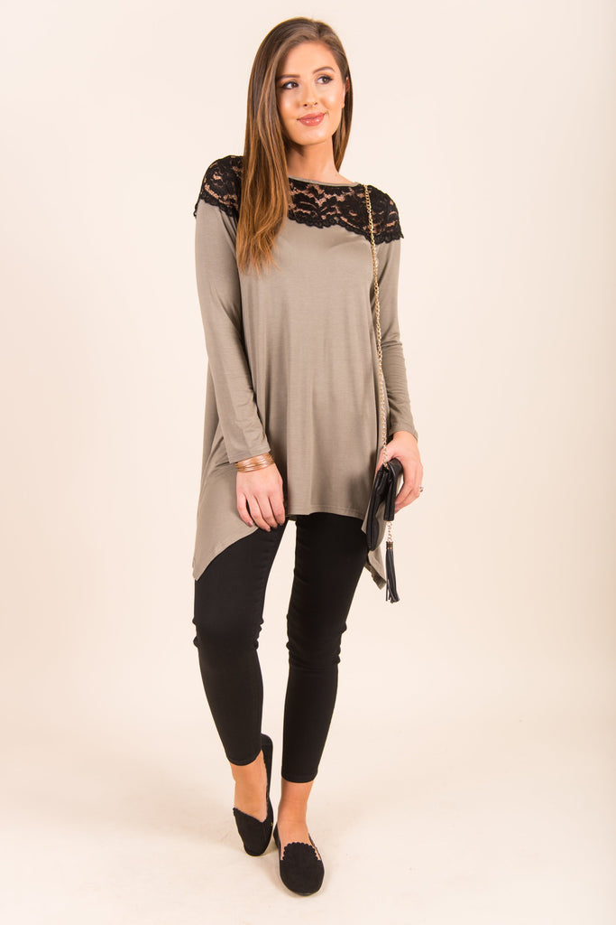 Glimmer Of Hope Top, Olive – The Mint Julep Boutique