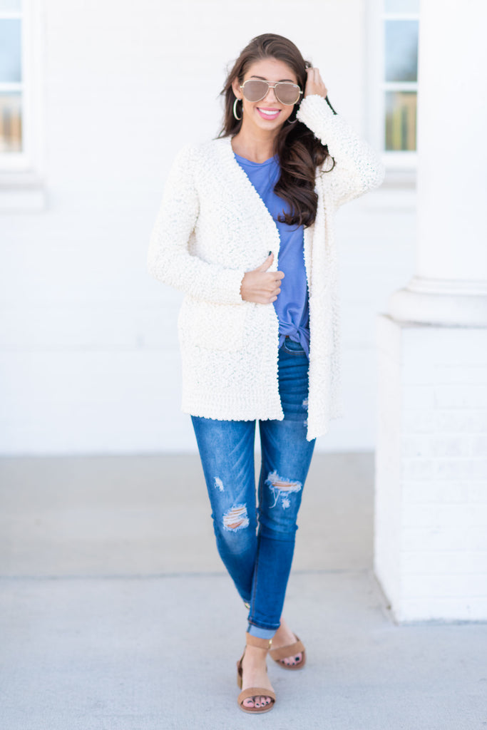 Knotted Solid Top, Periwinkle – The Mint Julep Boutique