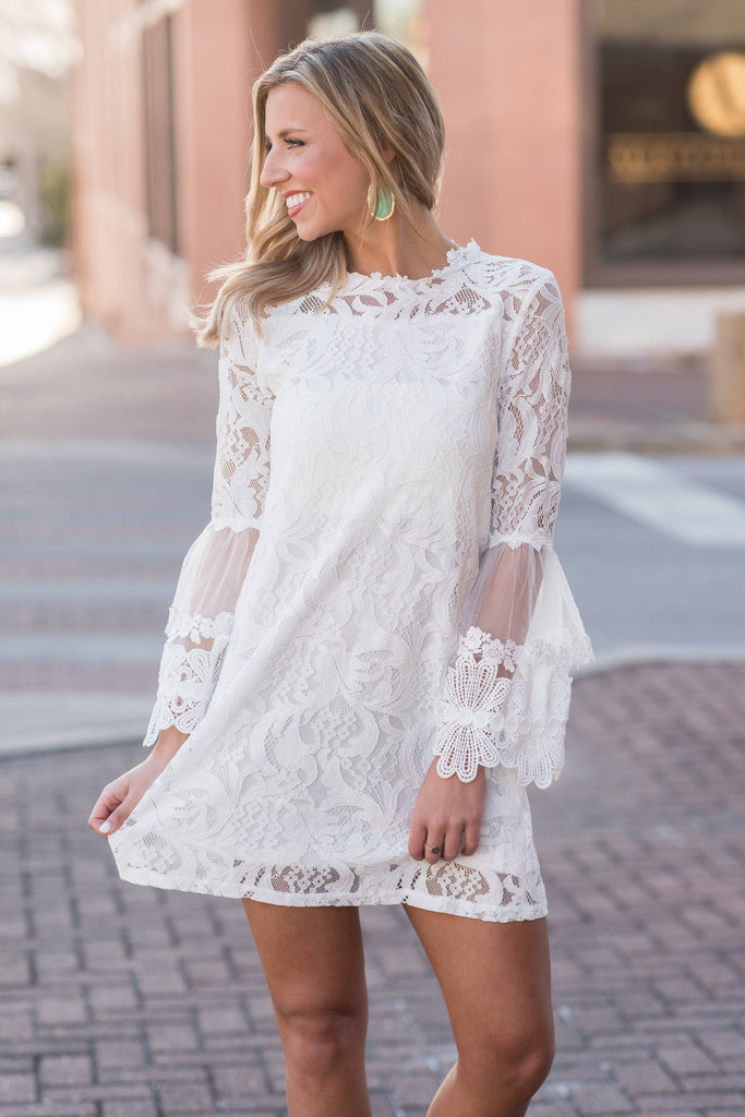Love Is In The Air Dress, White – The Mint Julep Boutique