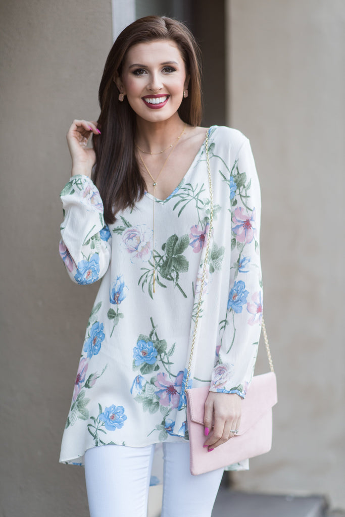 Beautiful Bliss Tunic, Ivory – The Mint Julep Boutique