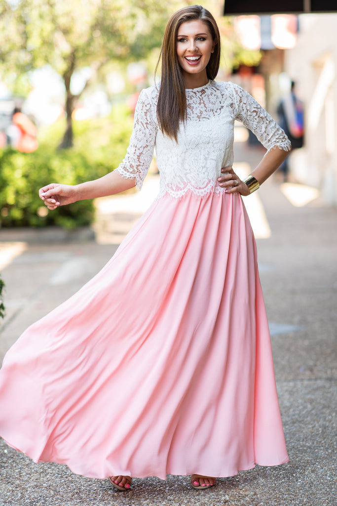 Beautiful Moment Maxi Skirt, Peach – The Mint Julep Boutique