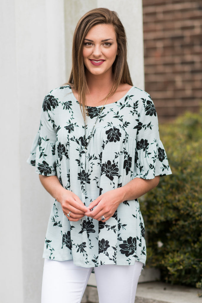 This Is Your Chance Top, Mint – The Mint Julep Boutique