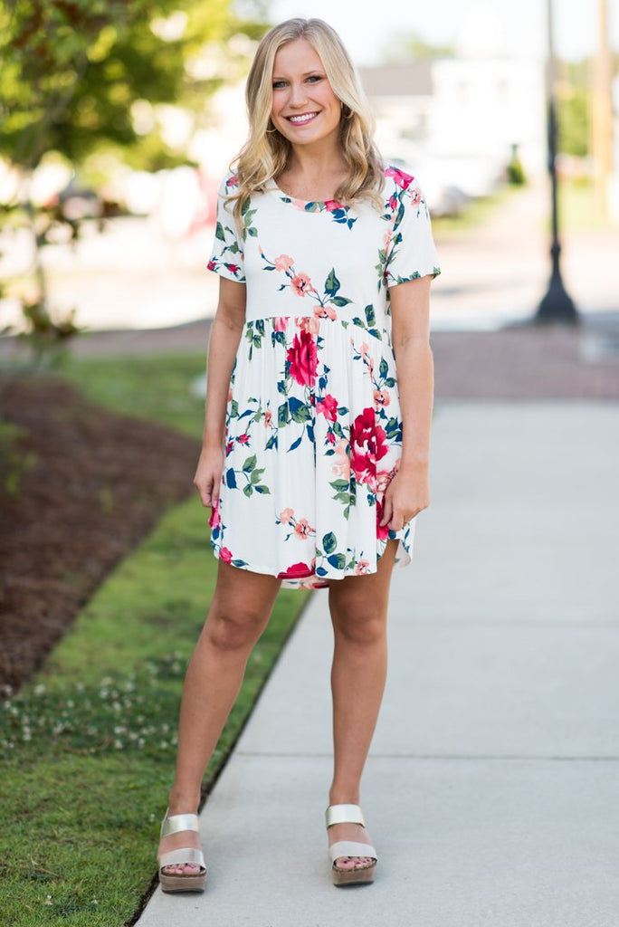 Full Potential Dress, Off White – The Mint Julep Boutique