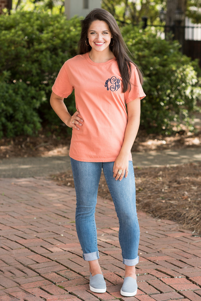 Comfort Colors: Life Is Easy T-Shirt, Terracotta – The Mint Julep Boutique