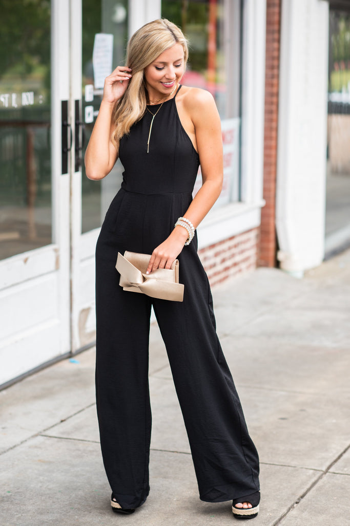 Day And Night Jumpsuit, Black – The Mint Julep Boutique