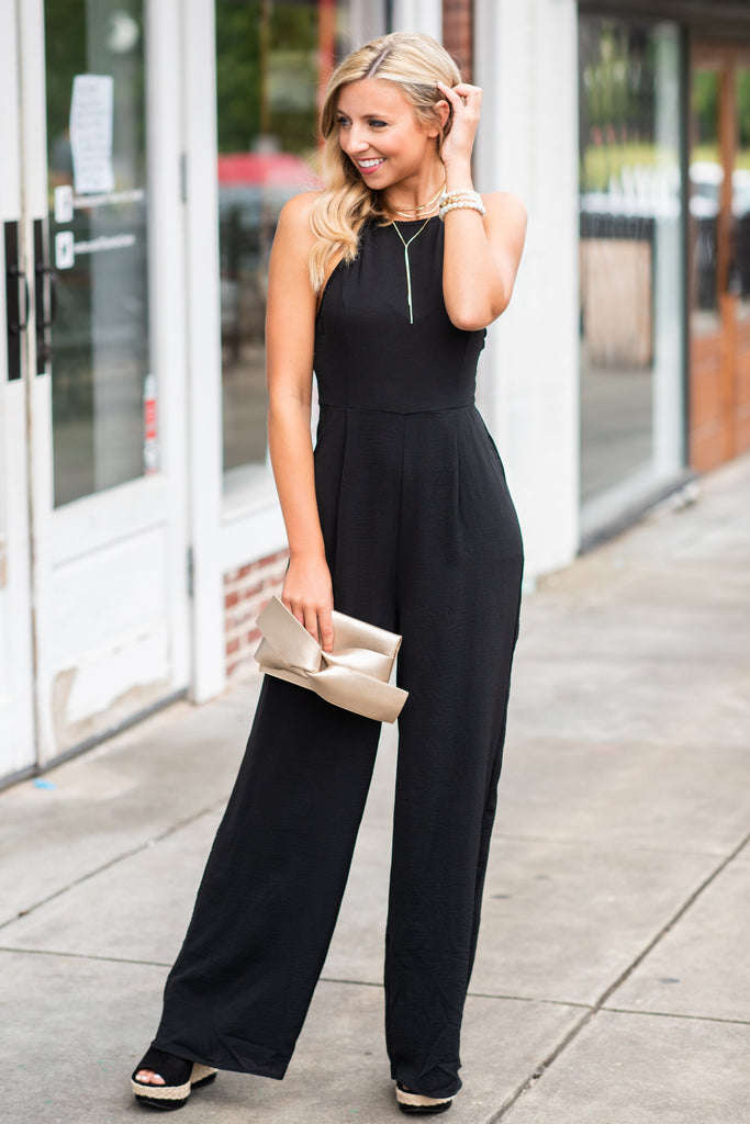 Day And Night Jumpsuit, Black – The Mint Julep Boutique
