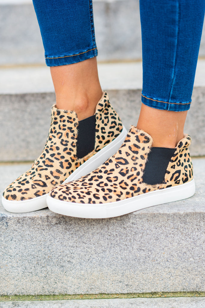 All The Sass Sneakers, Leopard – The Mint Julep Boutique