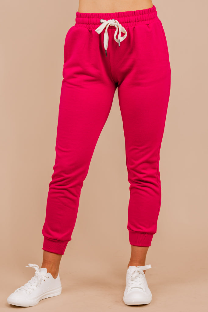 Cozy Hot Pink Joggers - Boutique Trends – Shop The Mint