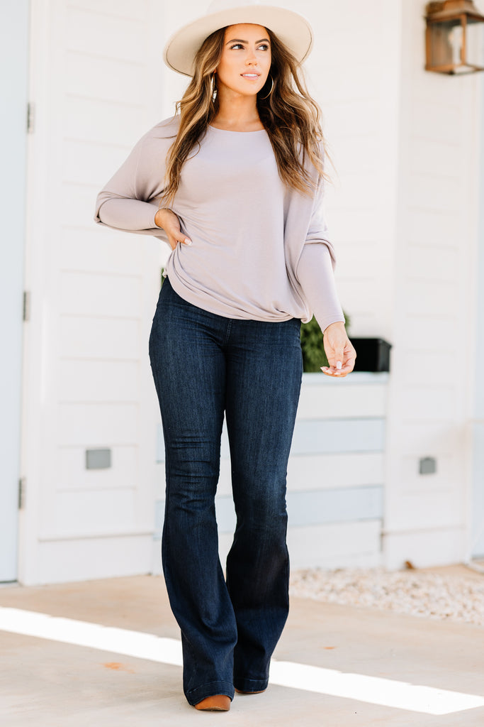 Comfy Mauve Pink Dolman Top - Boutique Tops – Shop The Mint