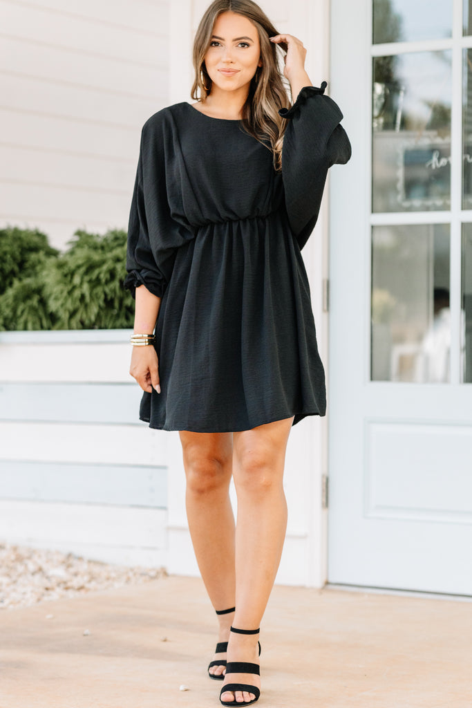 Stunning Black Dress - Trendy Boutique Dresses – Shop The Mint