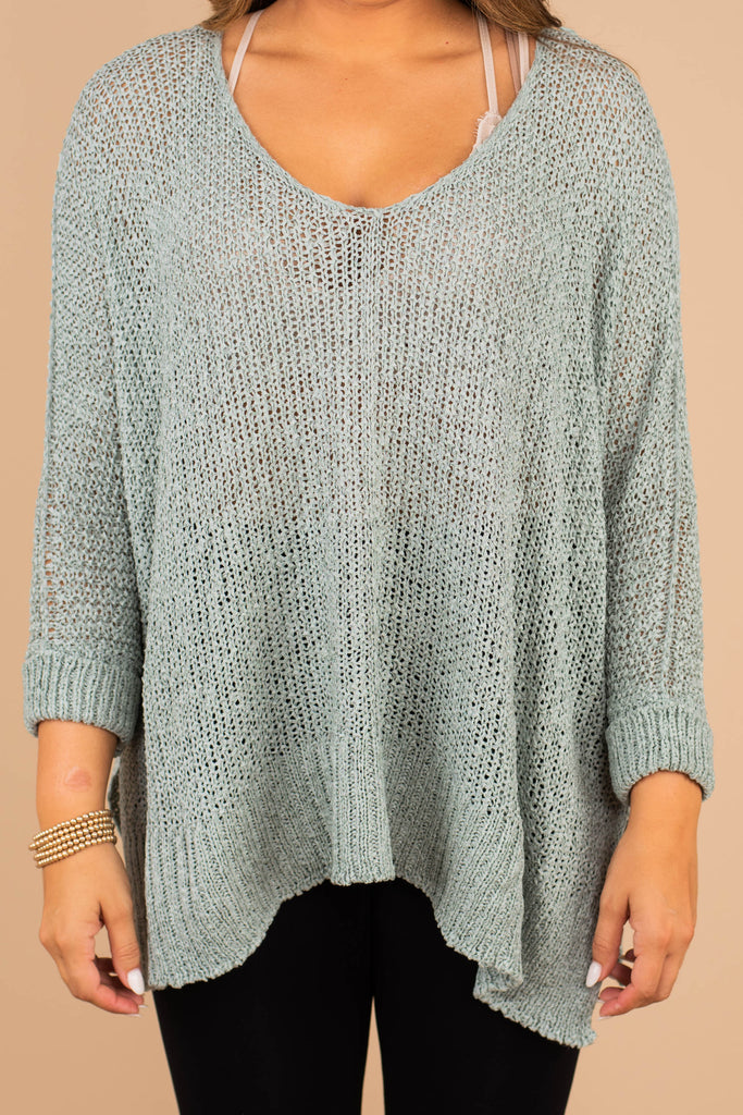 Loose Mint Green Sweater Fall Sweaters Shop The Mint