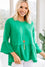 I See You Now Green Peplum Top