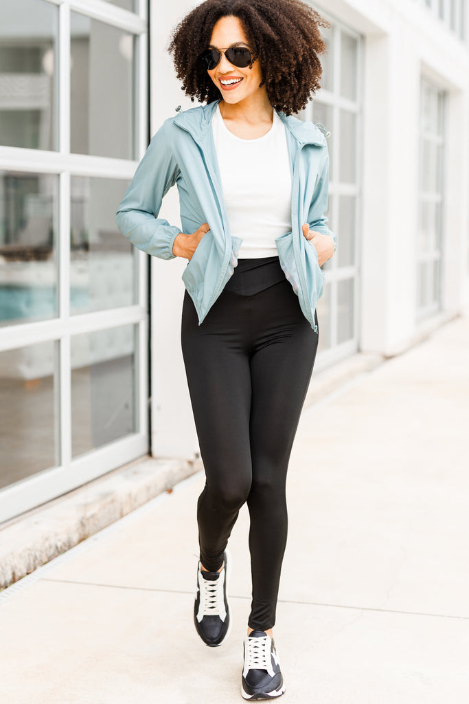 Athleisure Sage Green Jacket - Athletic Track Jacket – Shop The Mint