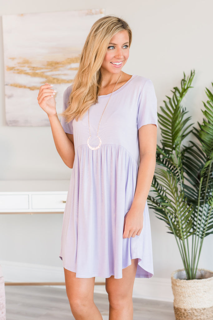Playful Playlist Lilac Purple Babydoll Dress – The Mint Julep Boutique